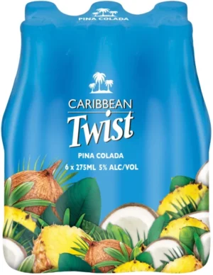 Caribbean-Twist-Pina-Colada-Spirit-Cooler-Pack-of-6-x-275-ml