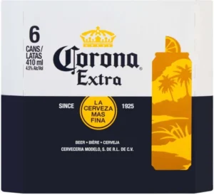 Corona-Extra-Lager-Can-Pack-of-6-x-410-ml.