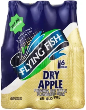 Flying-Fish-Premium-Apple Flavoured-Beer-Bottle-Pack-of-6-x-330-ml.
